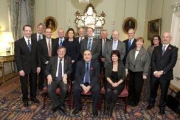 SSAC members with First Minister Alex Salmond